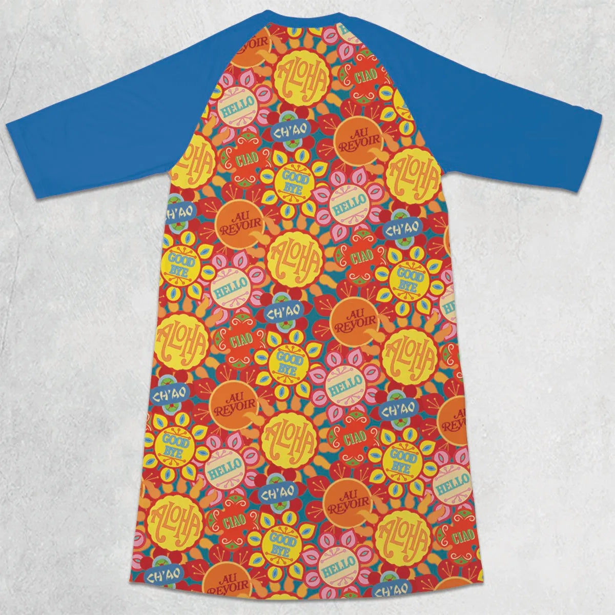 3/4 Sleeve Raglan Dress - YQ79GZGX