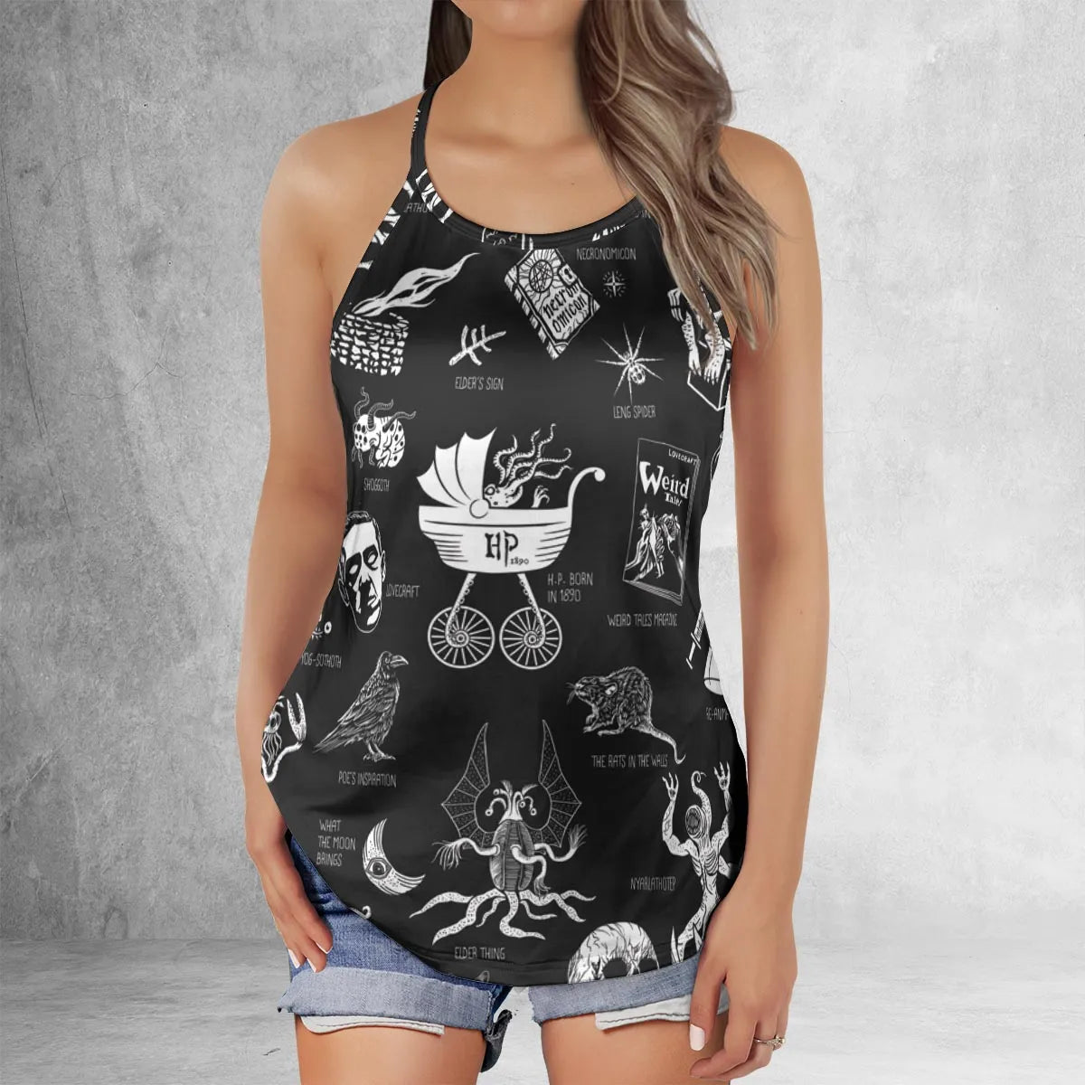 Criss Cross Tank Top - KWNBM2K5