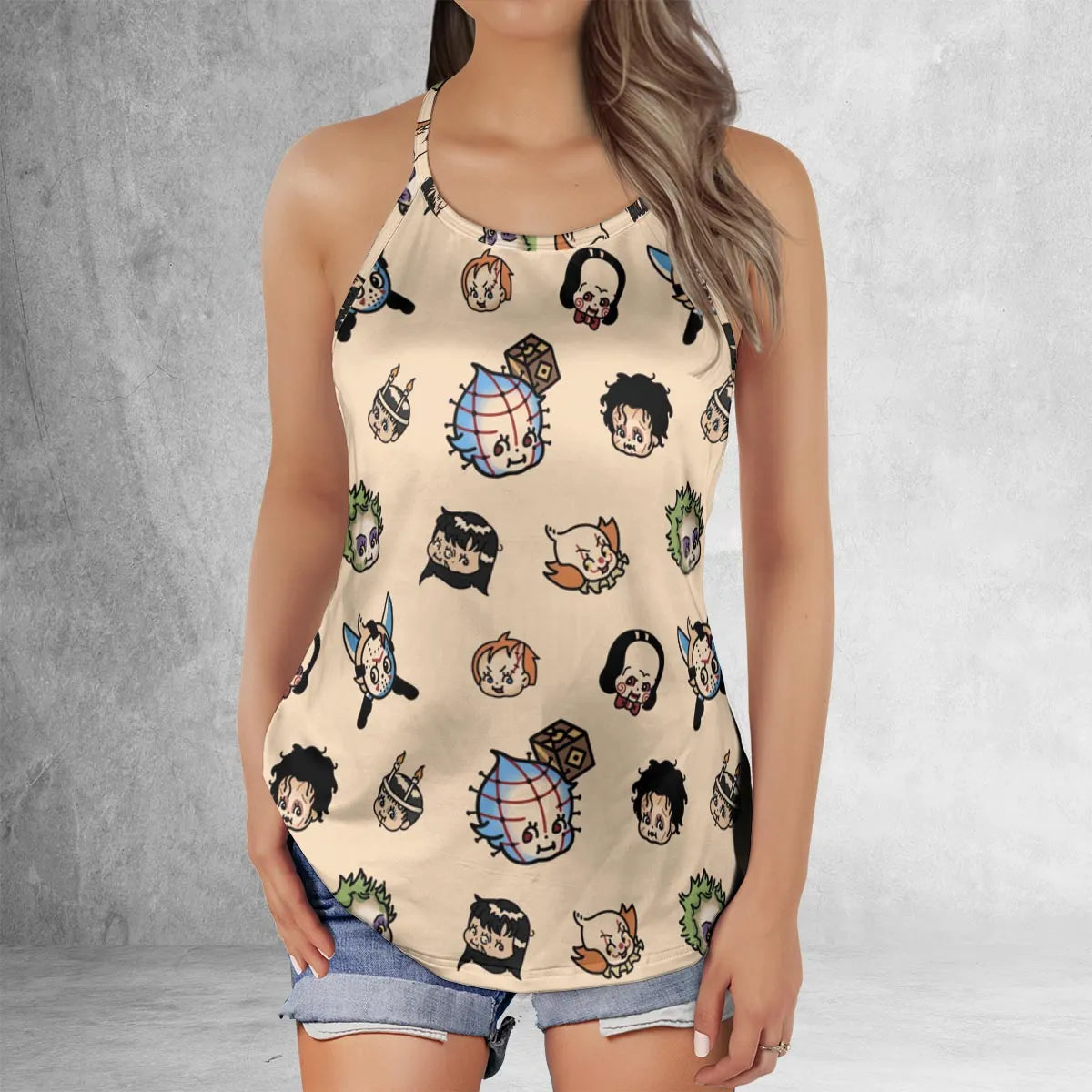 Criss Cross Tank Top - 3U7GGPH9
