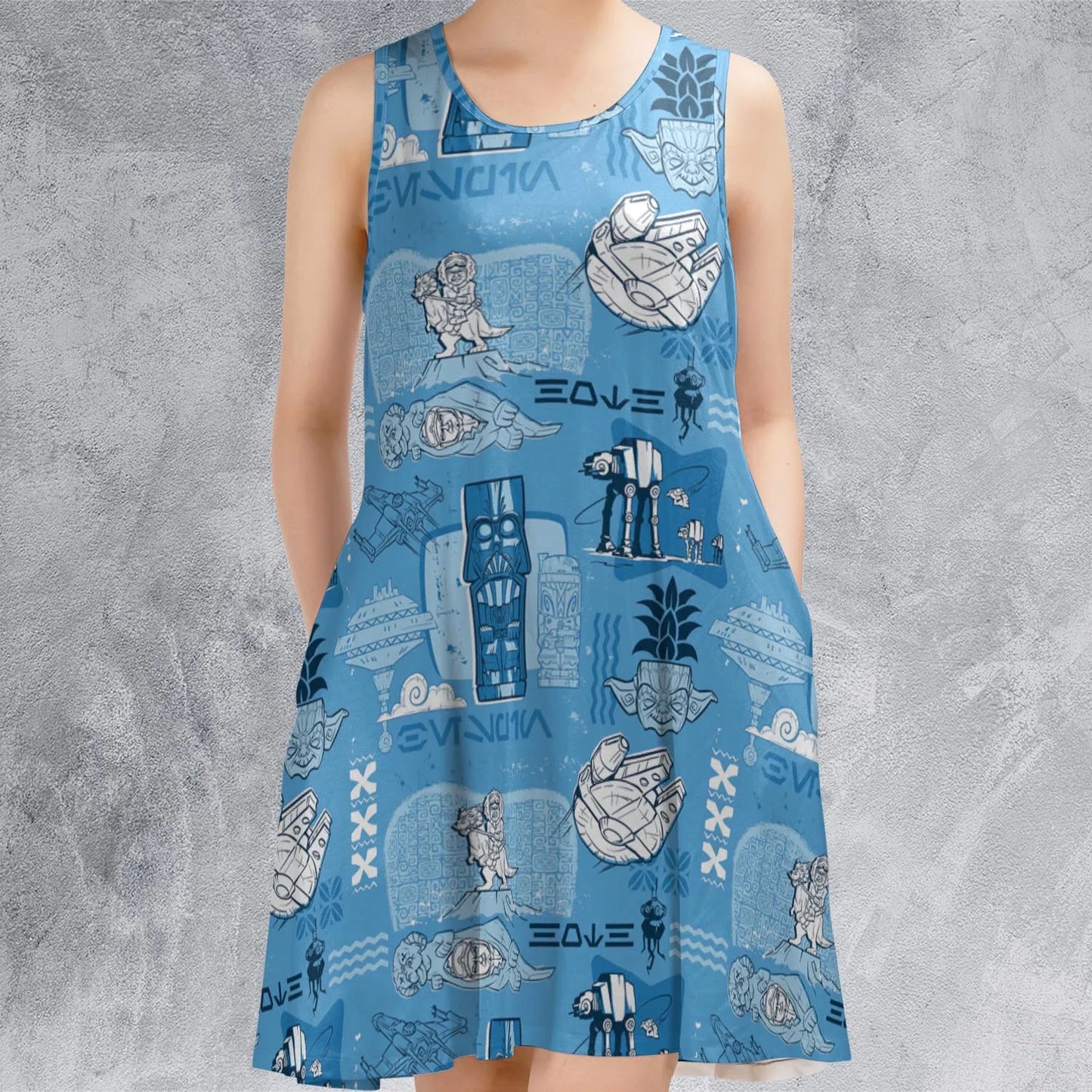 Sleeveless Dress - AWUAGZCK