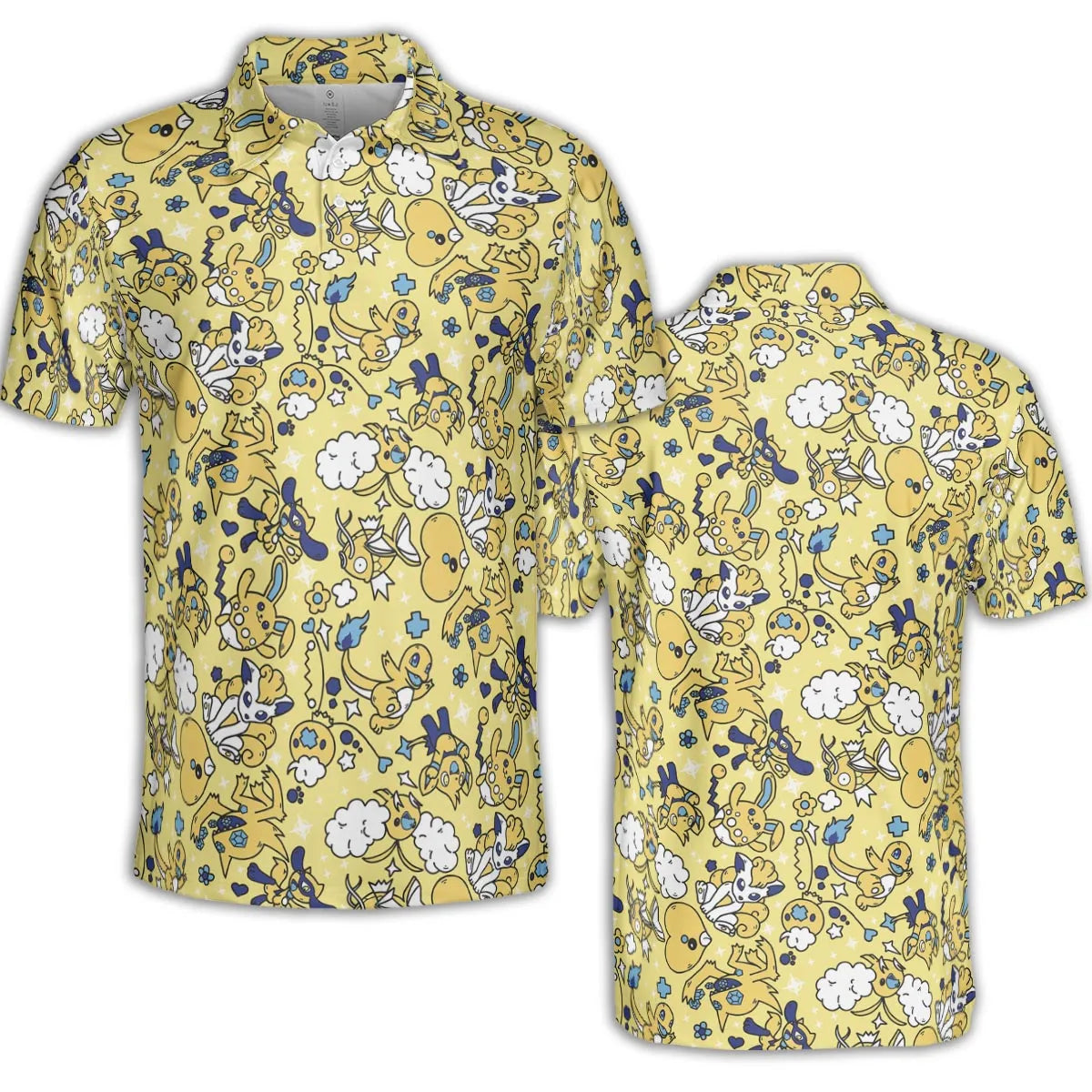 AOP Men/Women Polo Shirt - YC5CPNB7