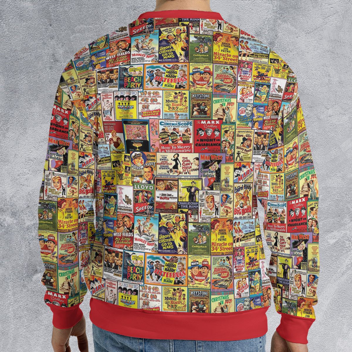 All-over Print Sweatshirt - 2SMK12G7