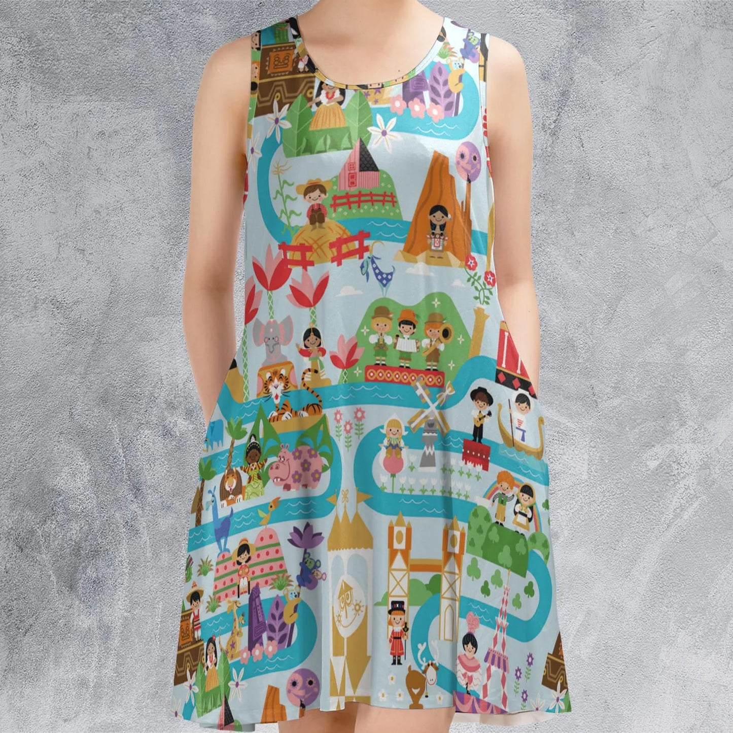 Sleeveless Dress - B2PFF45Y