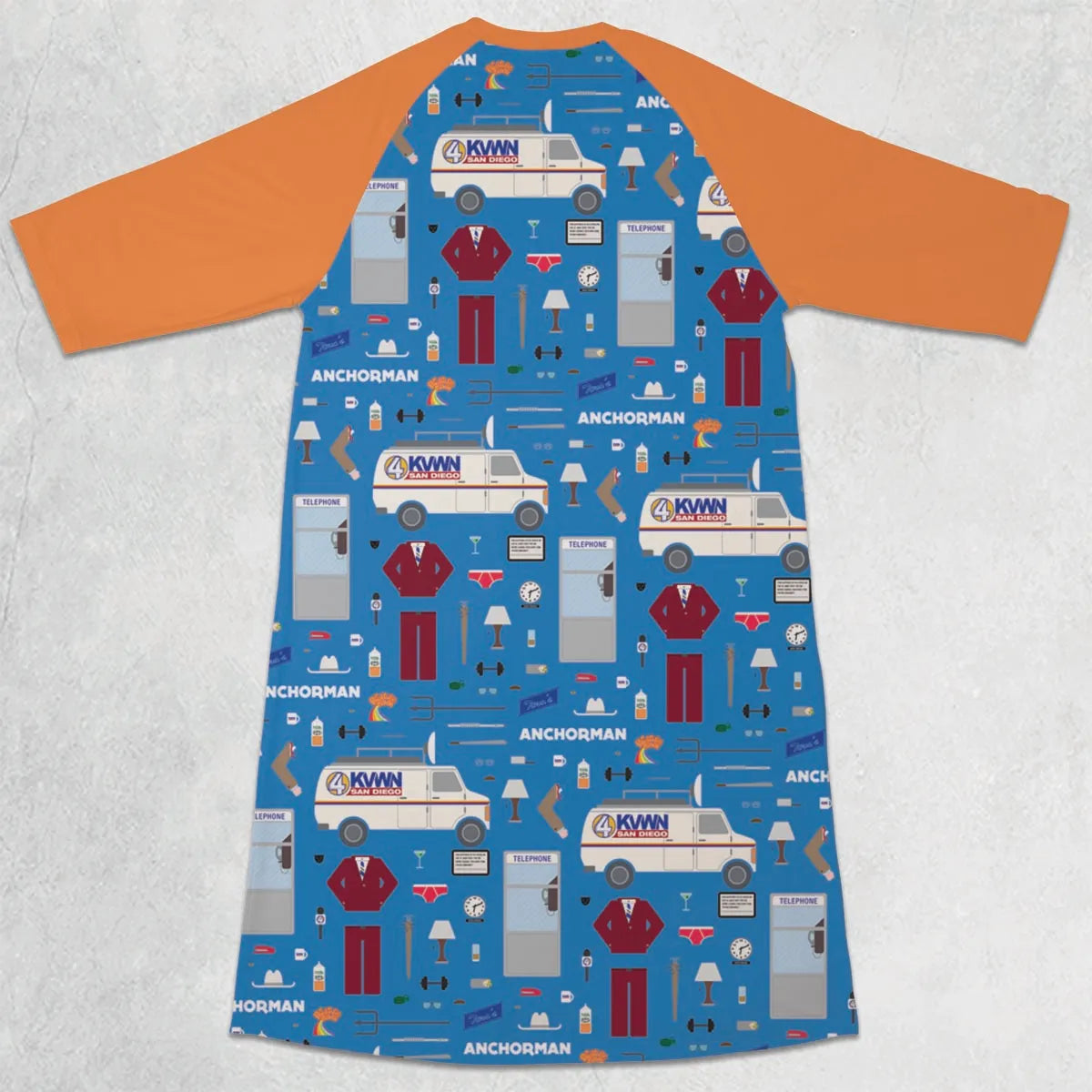 3/4 Sleeve Raglan Dress - DWL5A1T5