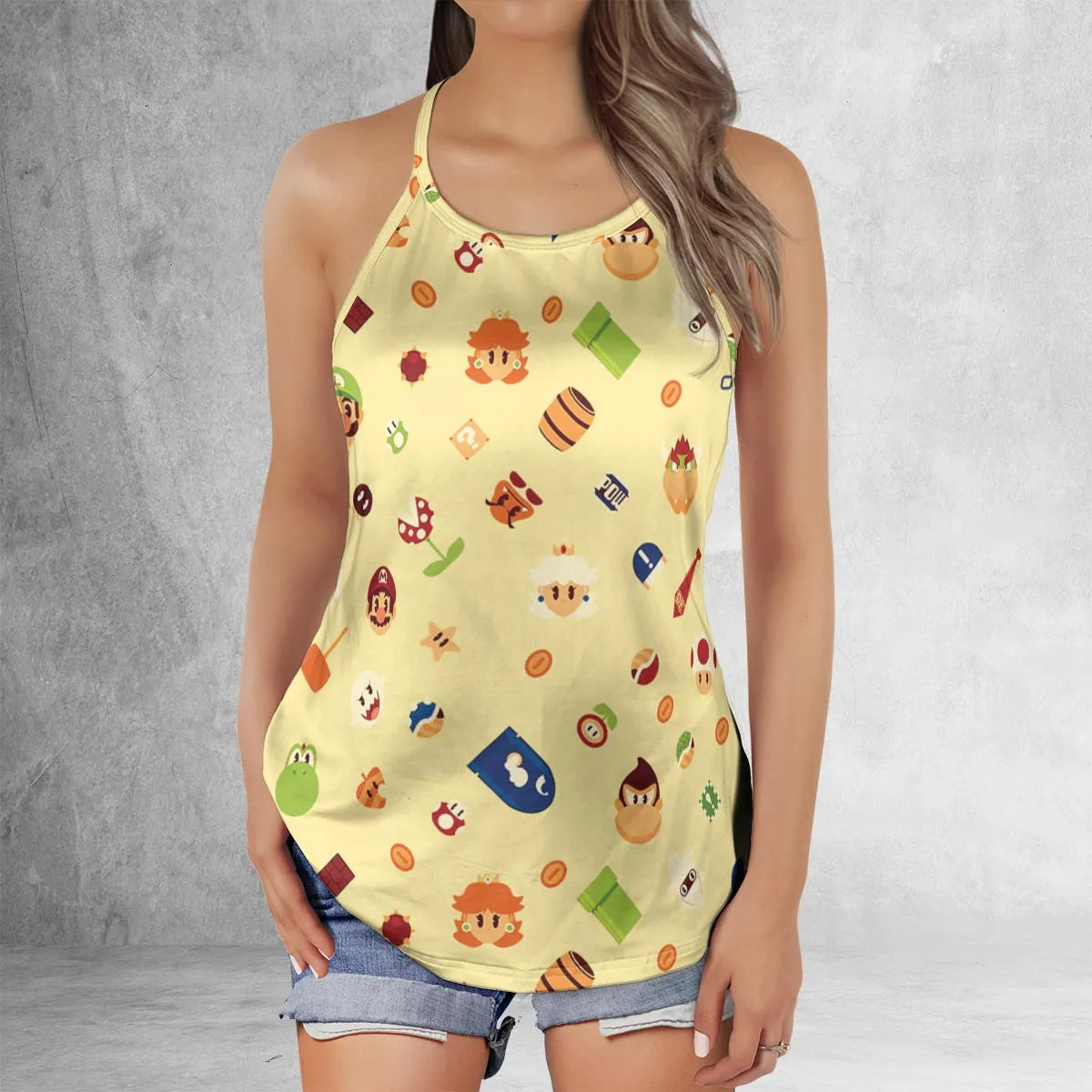 Criss Cross Tank Top - S2WDMLXF
