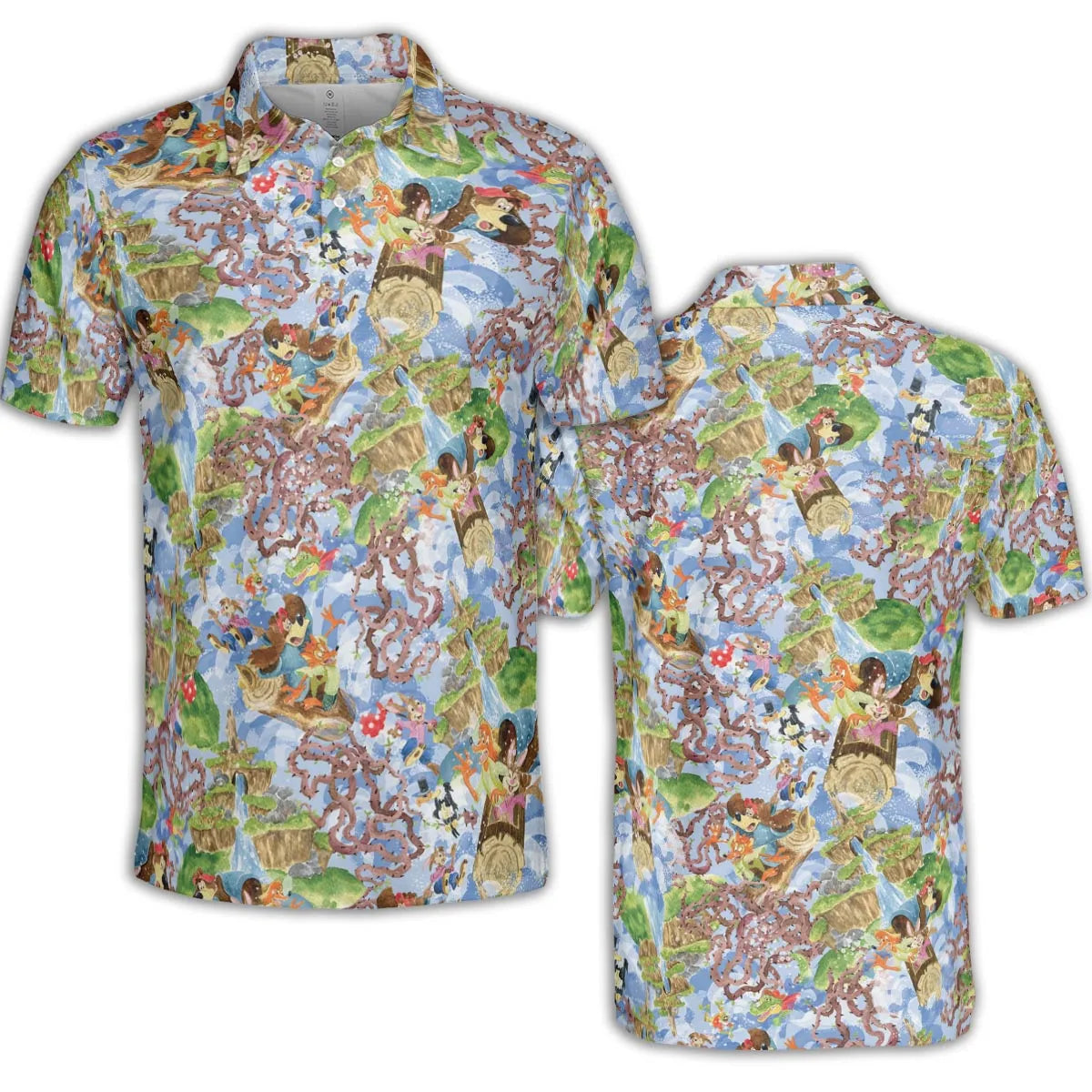 AOP Men/Women Polo Shirt - TNNPM2XY