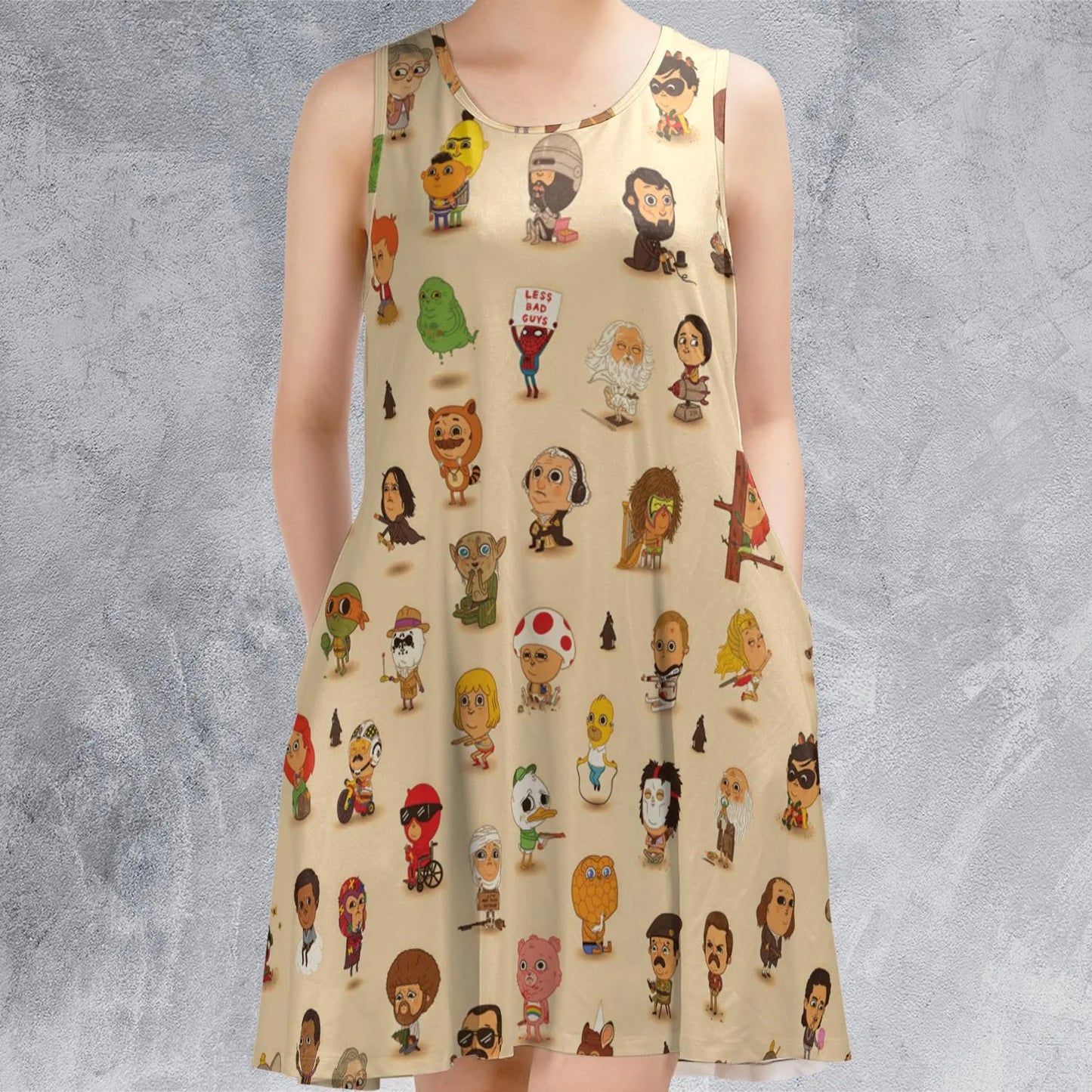 Sleeveless Dress - 3UXADYLF