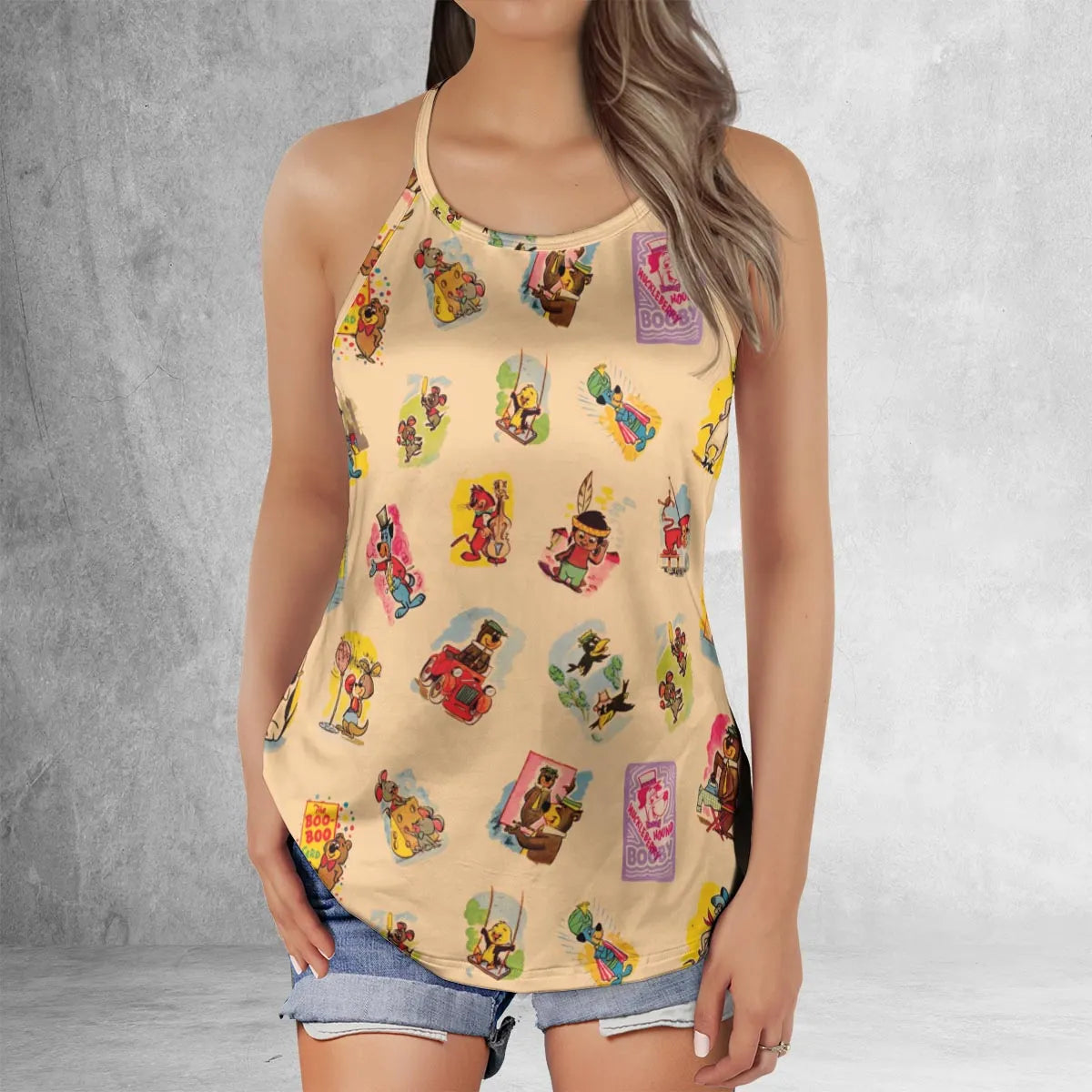 Criss Cross Tank Top - W2VTNAP1