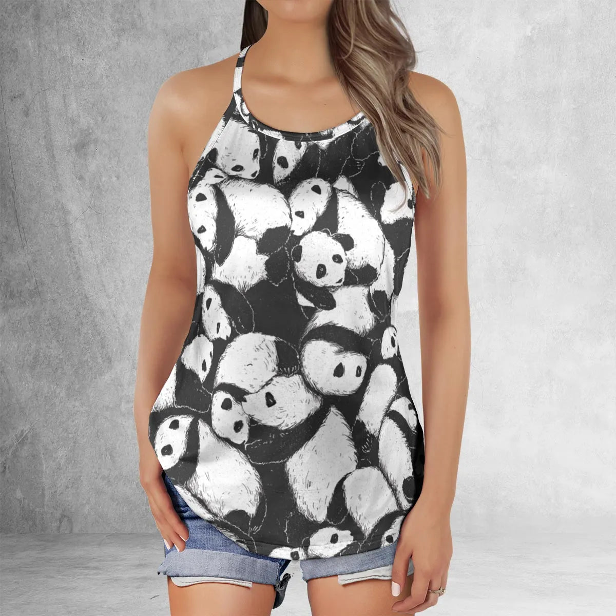 Criss Cross Tank Top - 6TYN7DDH