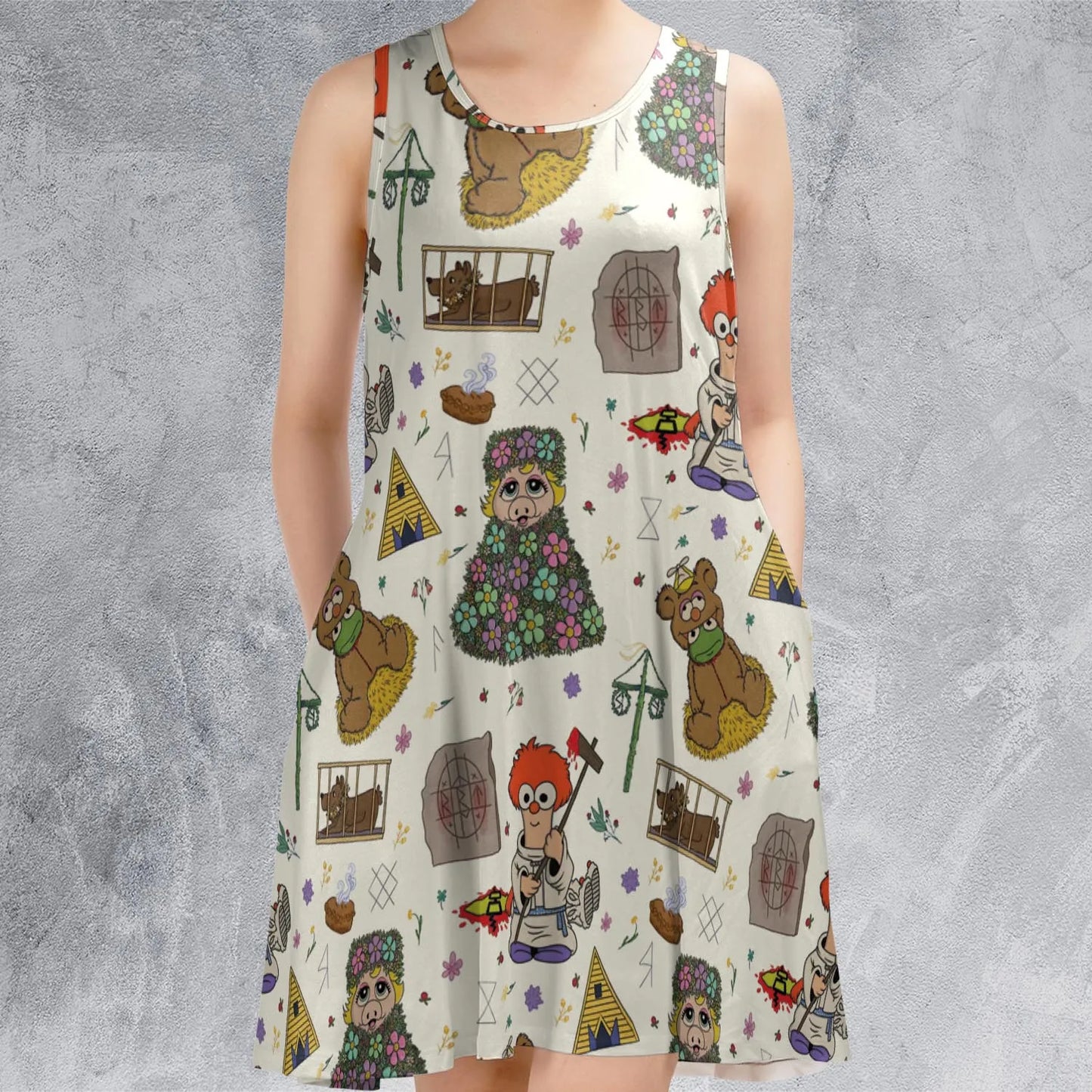 Sleeveless Dress - K71AFDSM