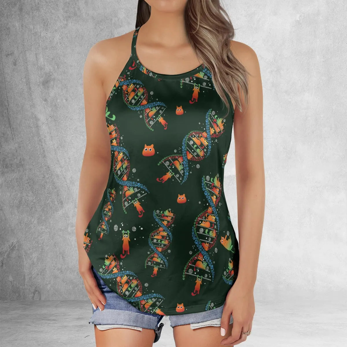 Criss Cross Tank Top - 5KTT6B4X