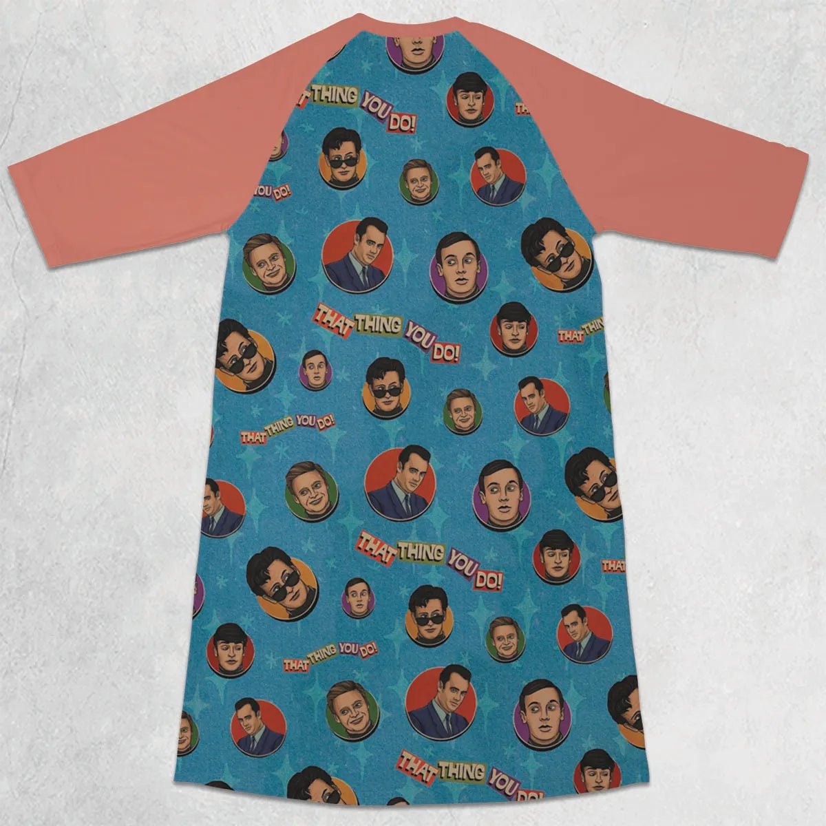 3/4 Sleeve Raglan Dress - V277EVE8