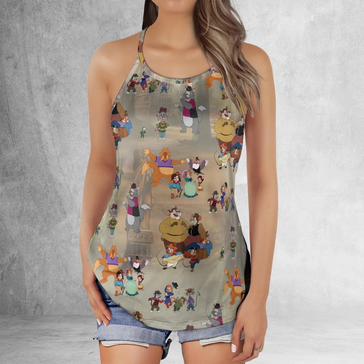 Criss Cross Tank Top - LQYGG8T1