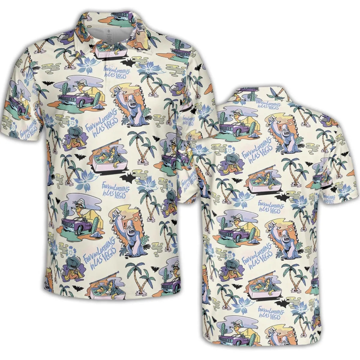 AOP Men/Women Polo Shirt - NDREF3CV