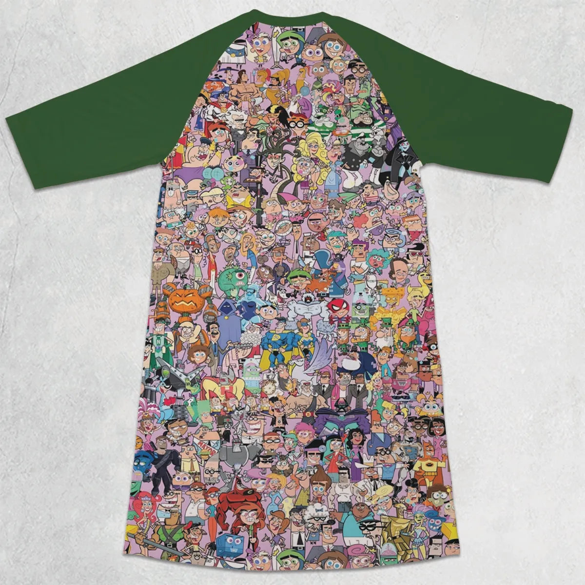 3/4 Sleeve Raglan Dress - XK8623BC