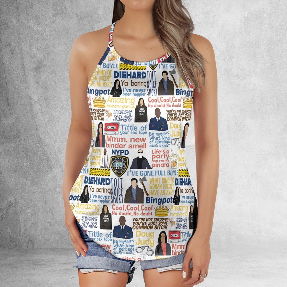 Criss Cross Tank Top - BV366NTK -  - 2