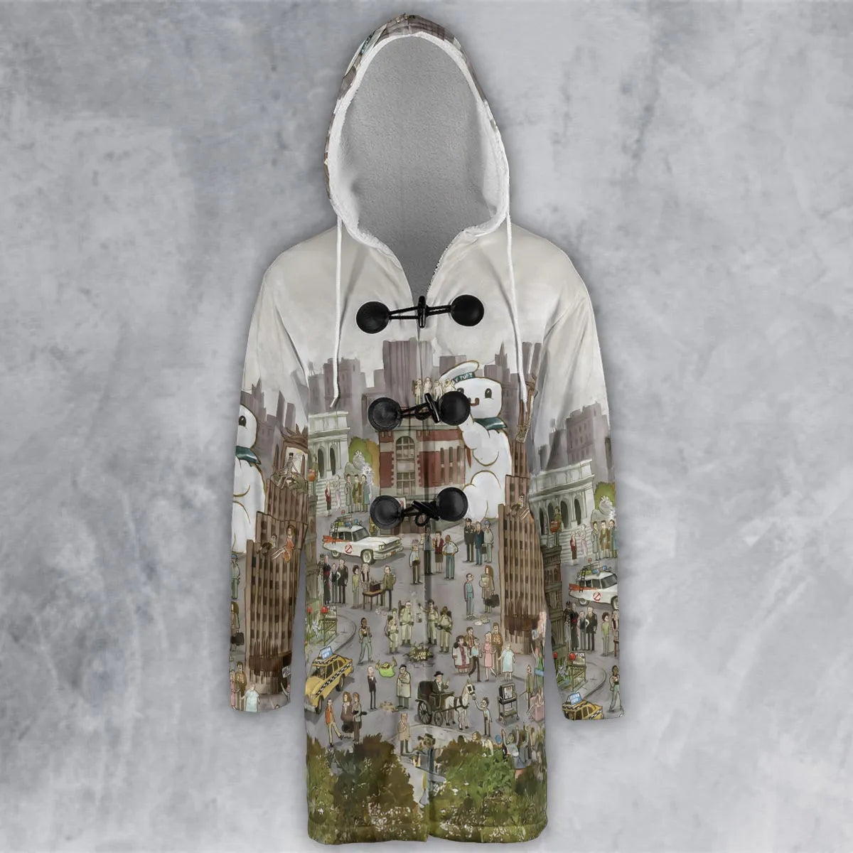 Hooded Cloak Coat - 4KT45E6U