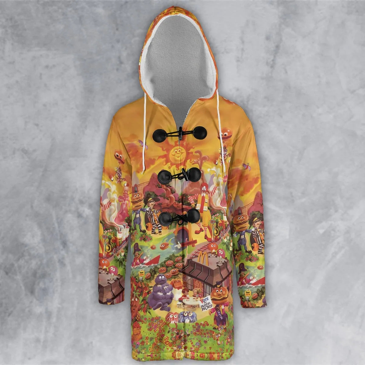 Hooded Cloak Coat - 7EA4U5XC