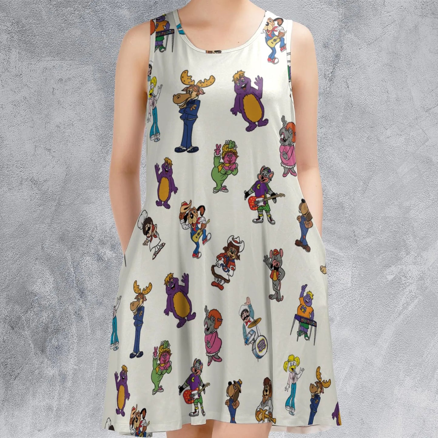 Sleeveless Dress - 3NEHH2TY