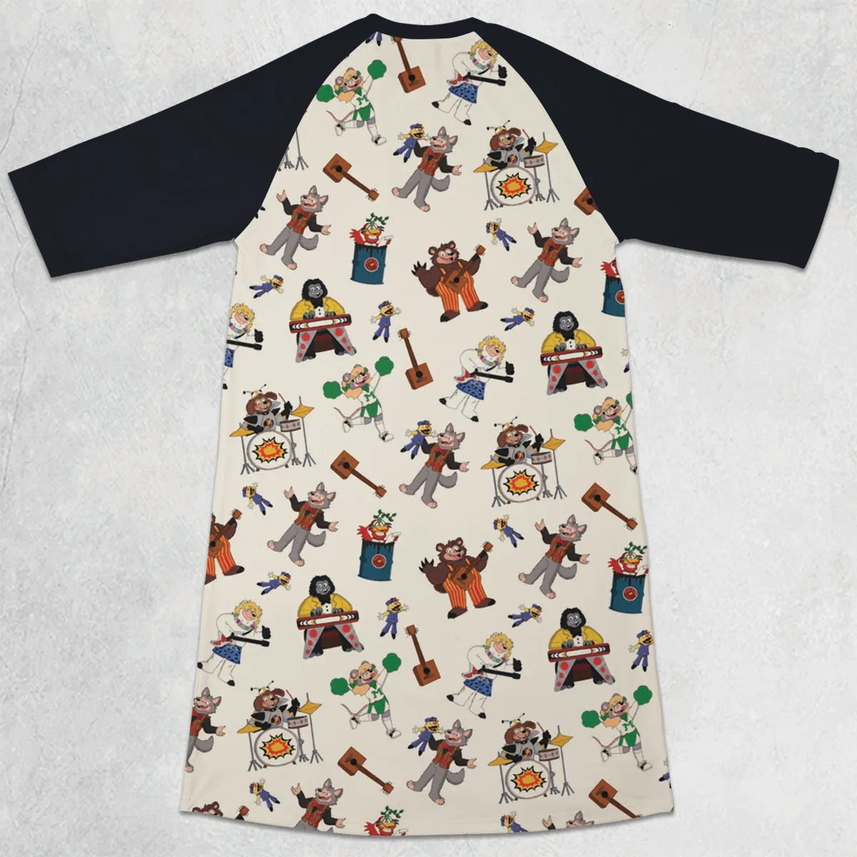 3/4 Sleeve Raglan Dress - P3DKPMU3