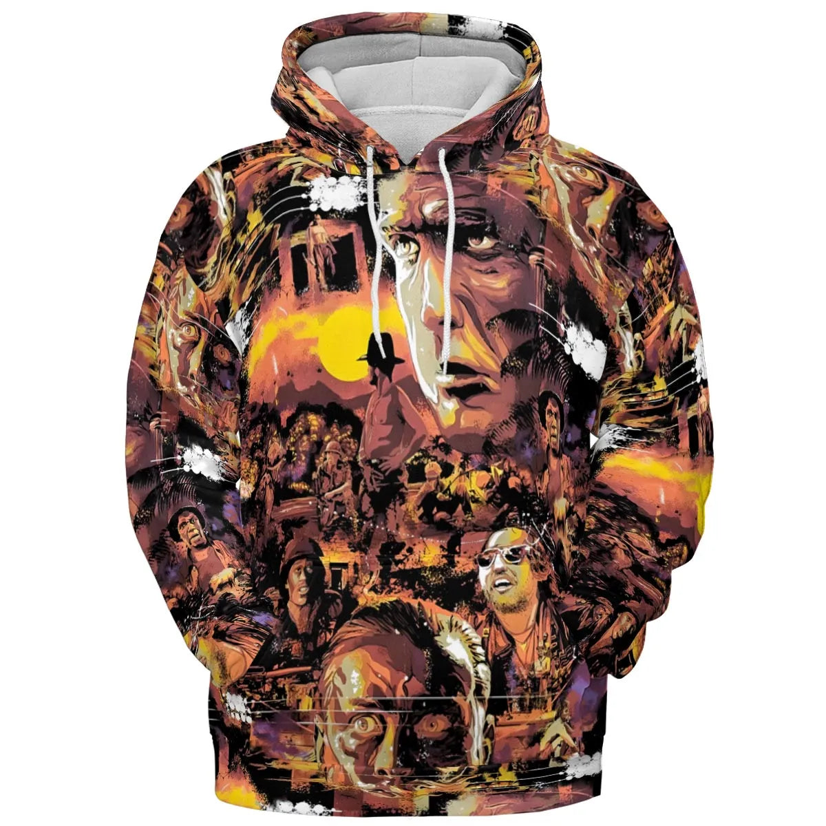 All-over Print Hoodie - 1YZYHVSE