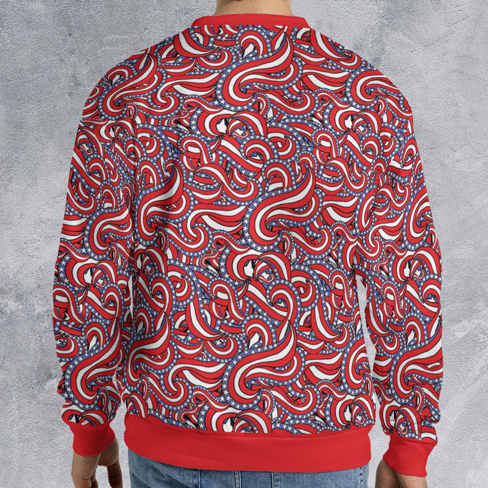 Patriotic American Flag Red White and Blue Stars -  - 2
