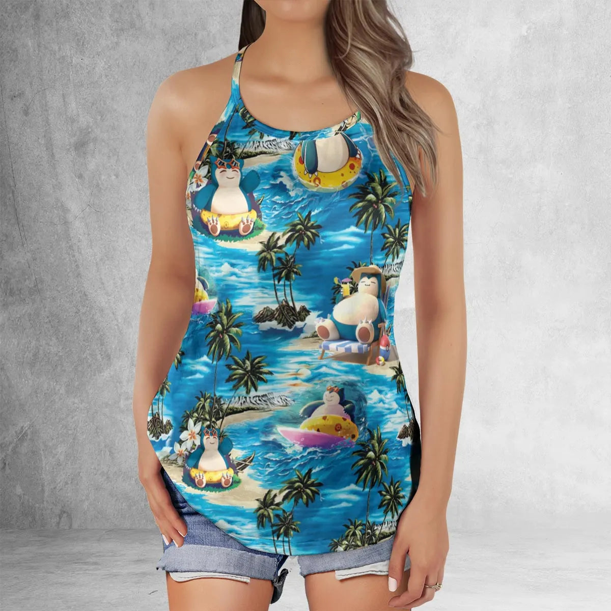 Criss Cross Tank Top - L81ALRCD