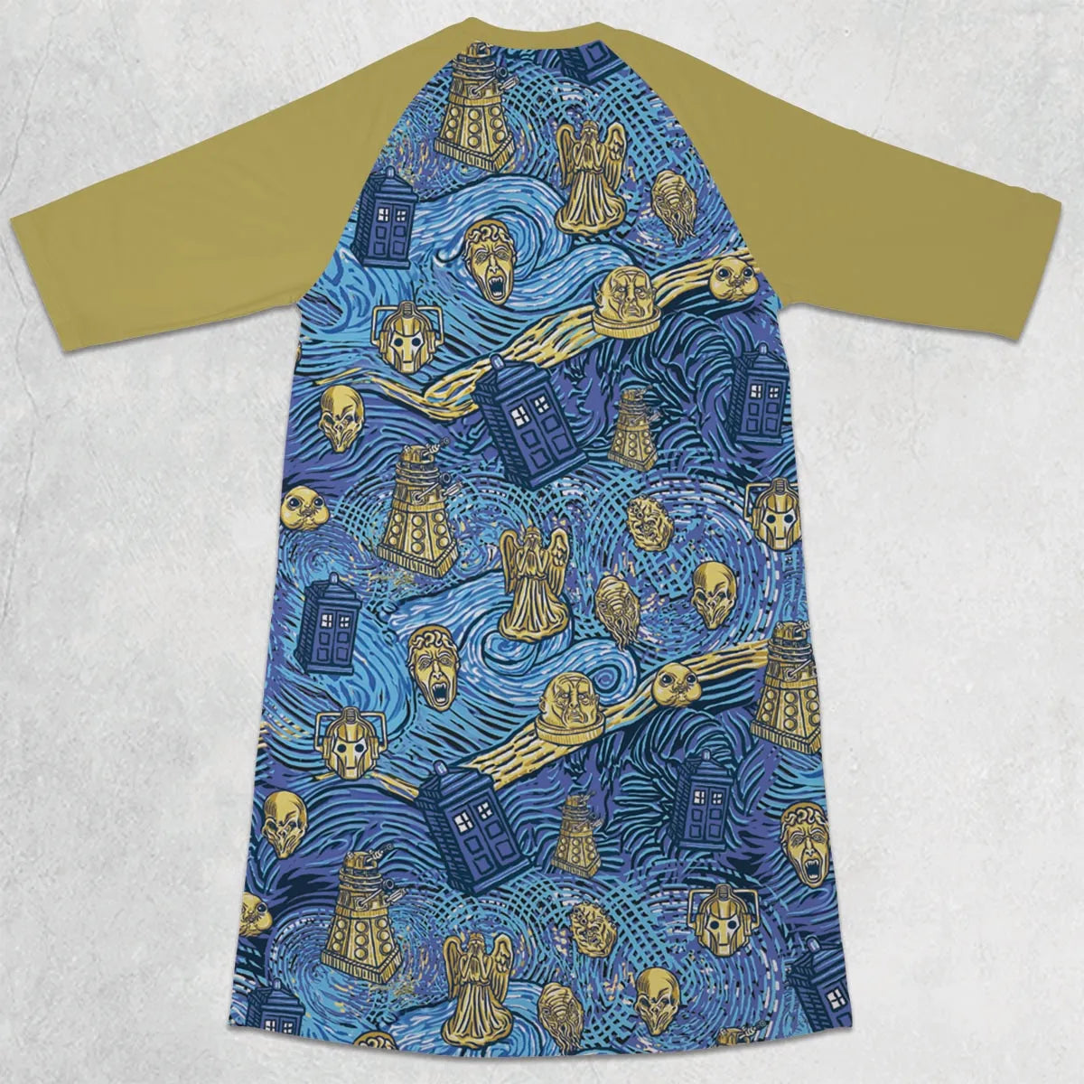 3/4 Sleeve Raglan Dress - Z3JPLEGQ