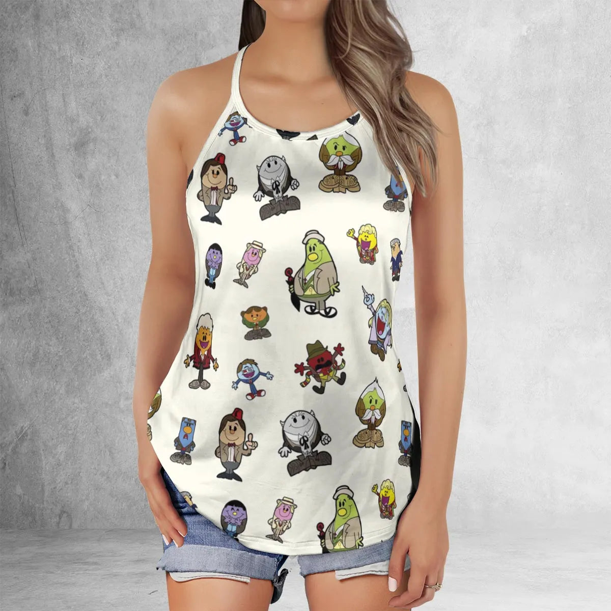 Criss Cross Tank Top - FTUE2C25