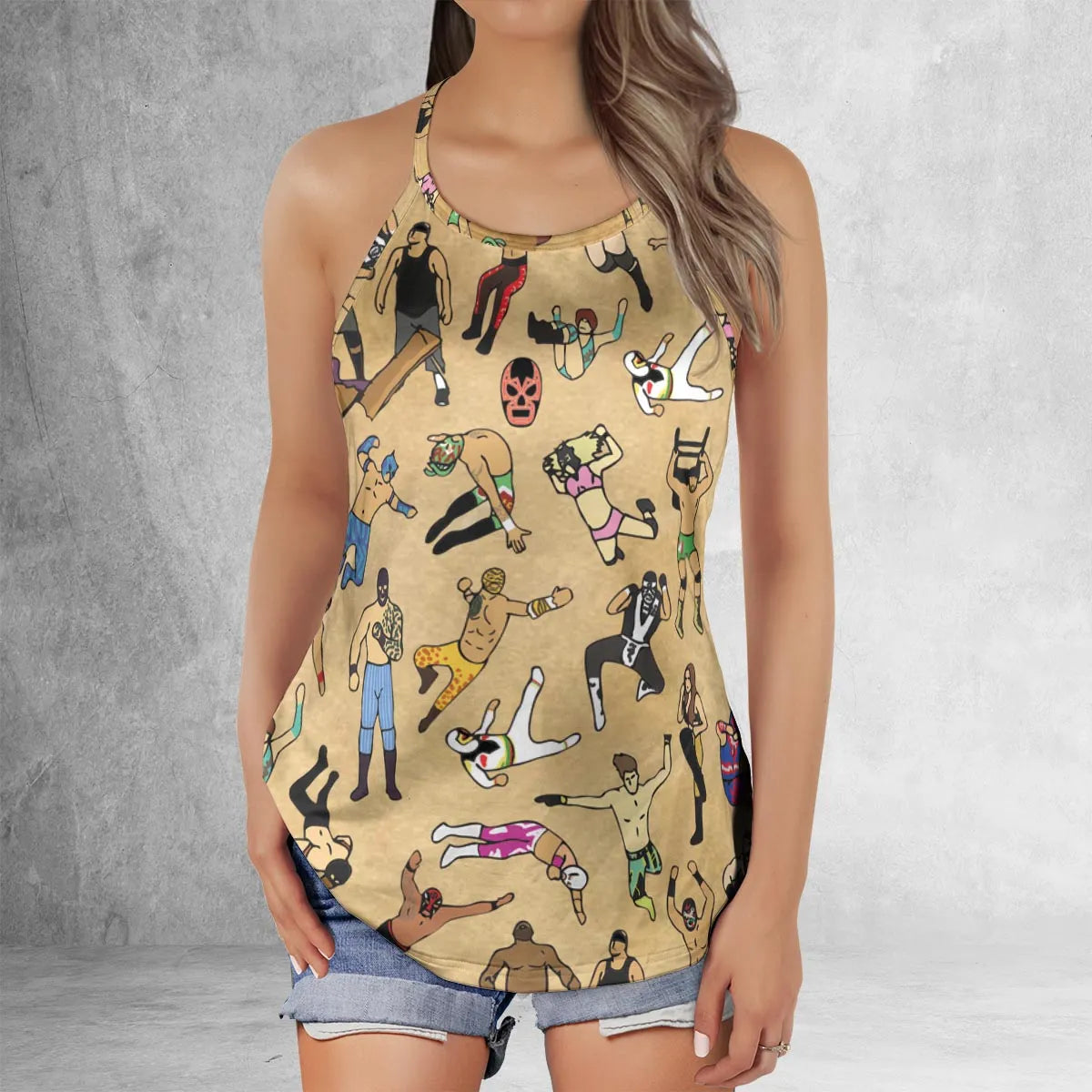 Criss Cross Tank Top - 5KLPH17T