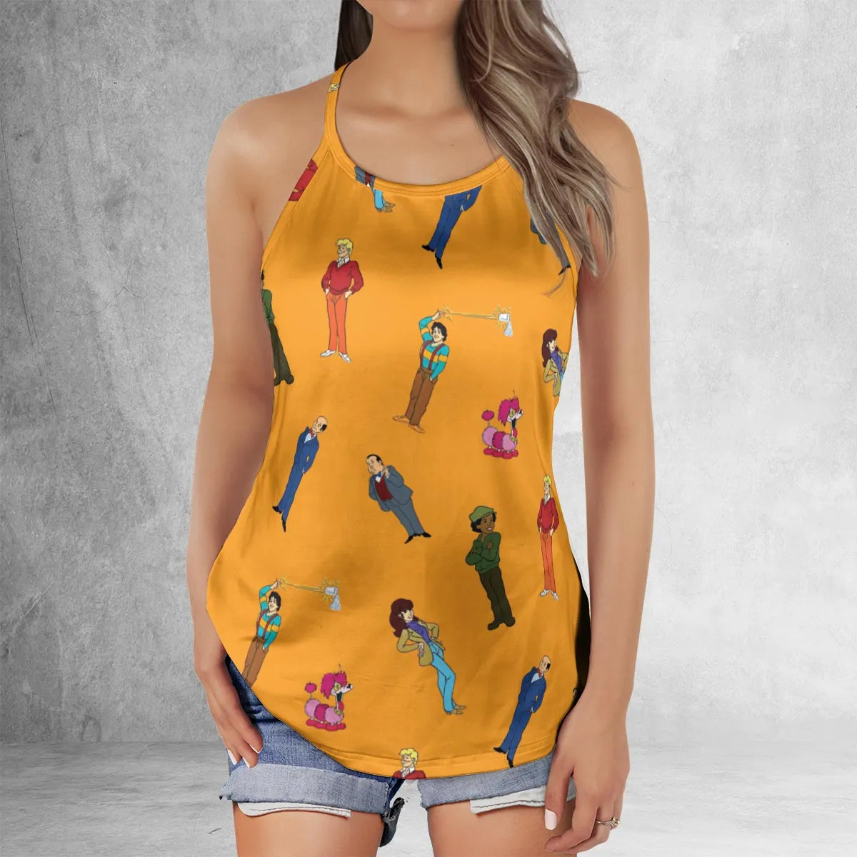 Criss Cross Tank Top - 5WL82BYU