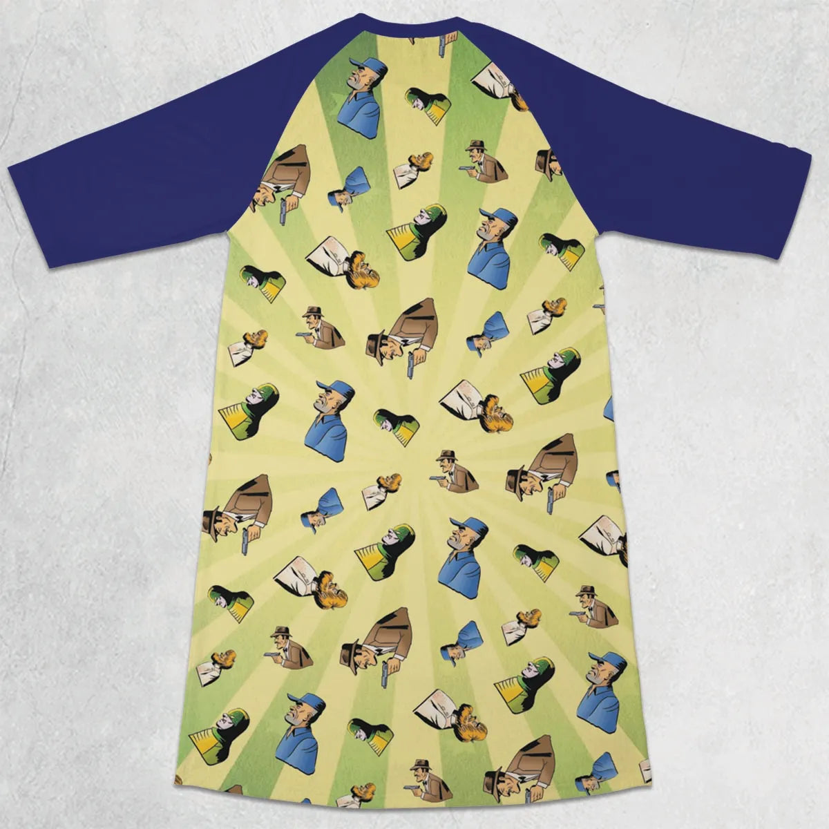 3/4 Sleeve Raglan Dress - 1SU4FV3F