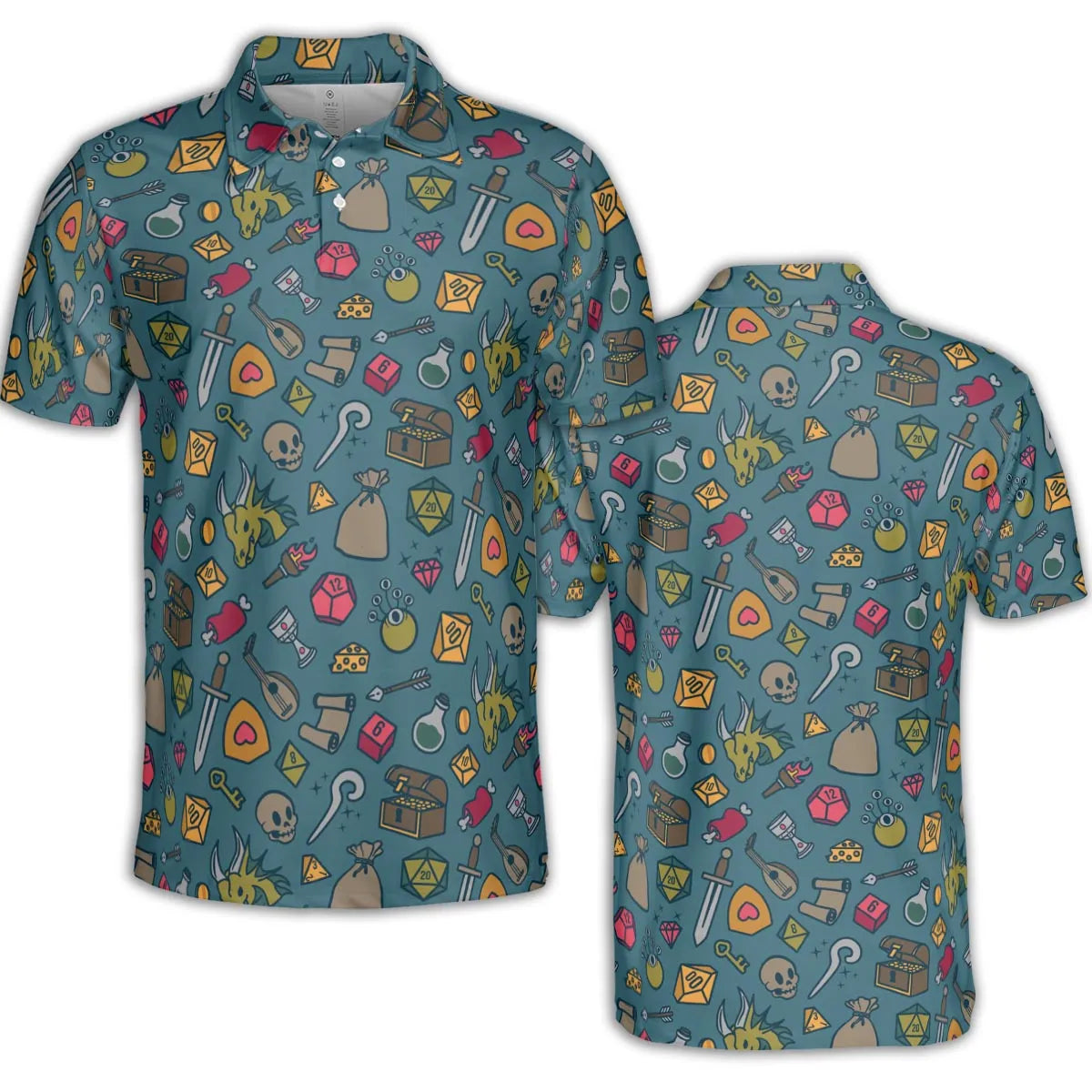 AOP Men/Women Polo Shirt - Y2JRNMD1
