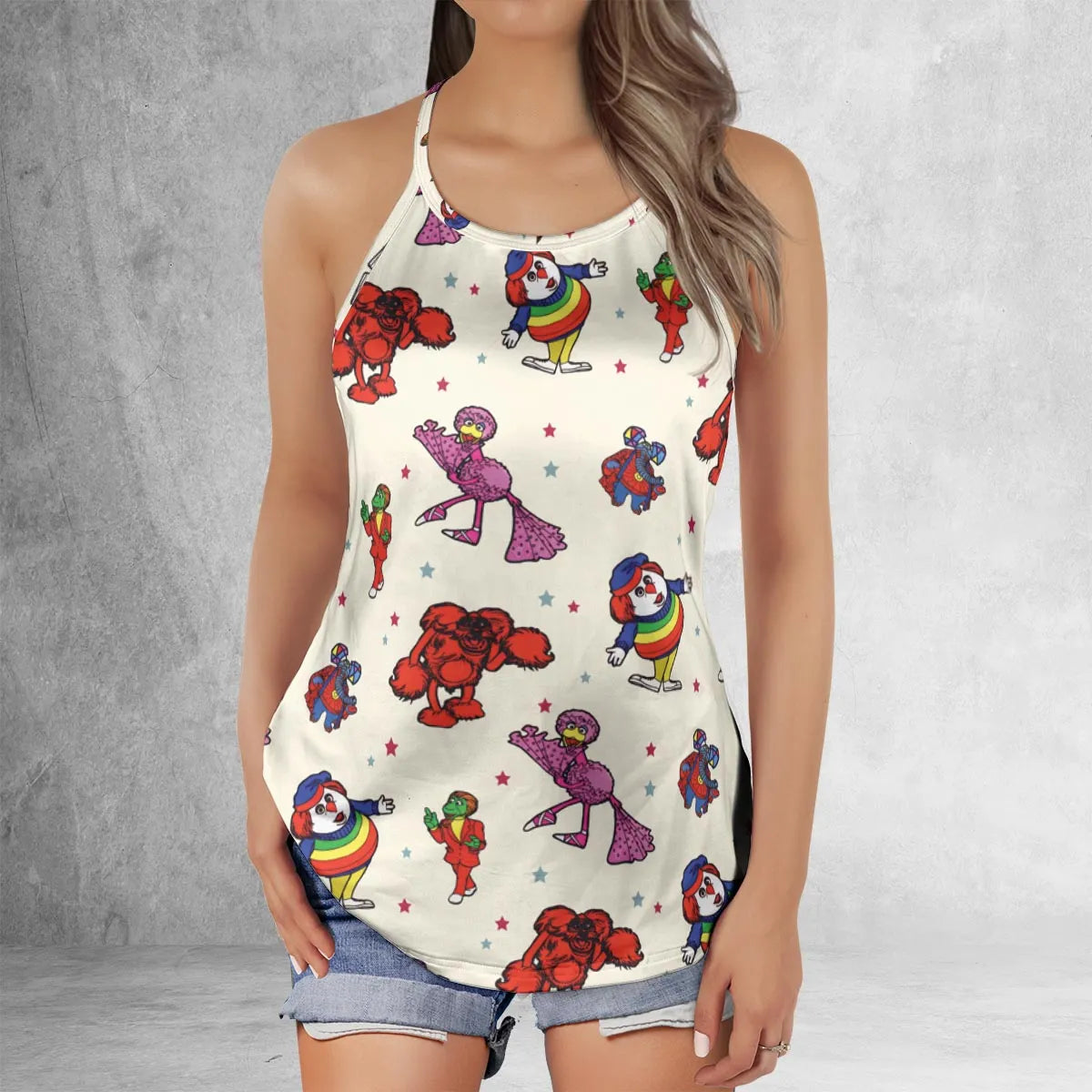 Criss Cross Tank Top - 7971W96C