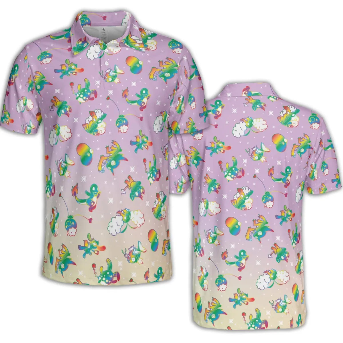 AOP Men/Women Polo Shirt - SE7NHCEV