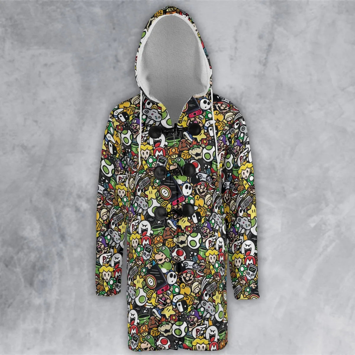 Hooded Cloak Coat - 8VMQ81WH