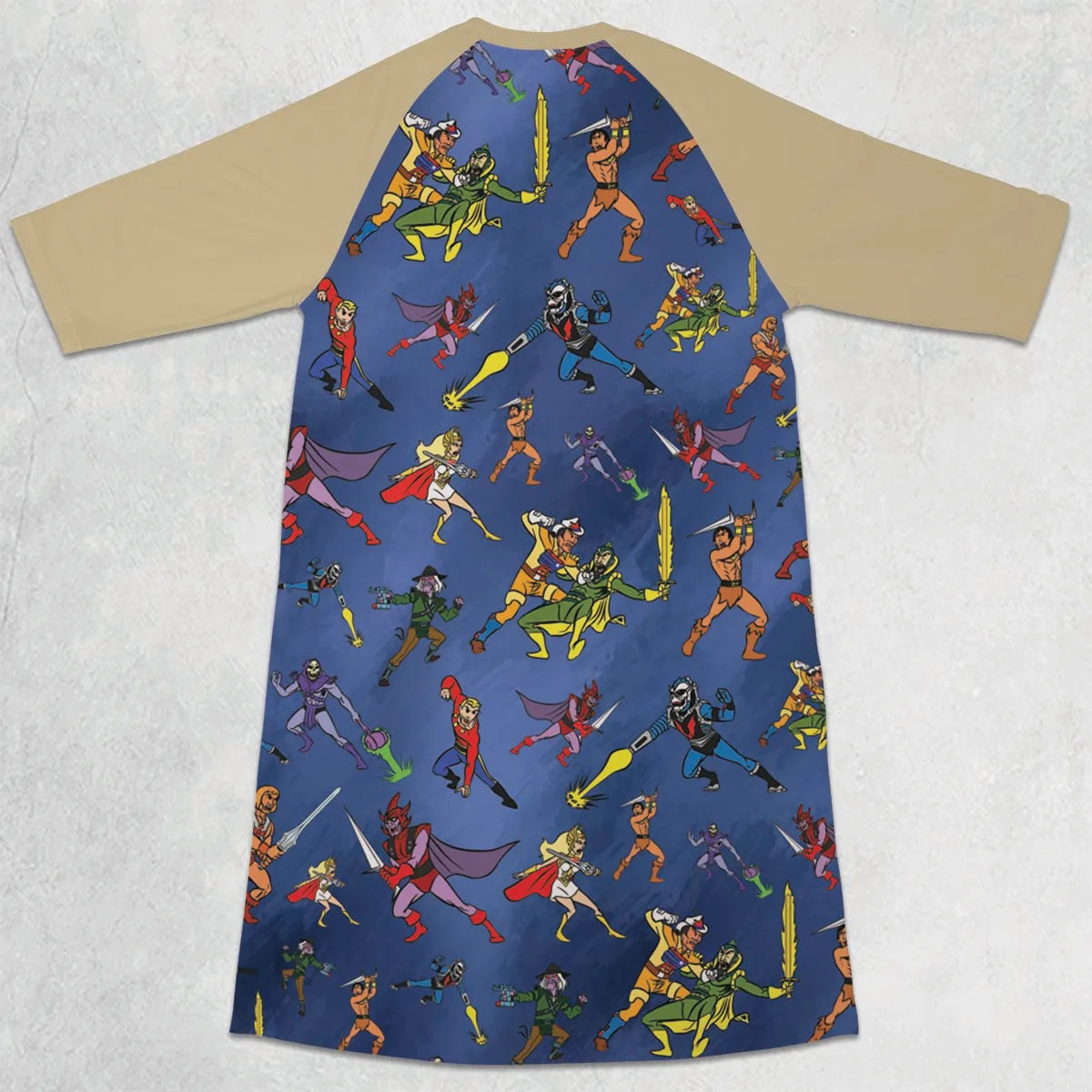 3/4 Sleeve Raglan Dress - YMX9BRAK