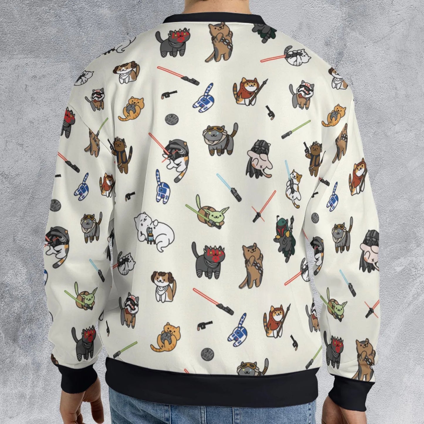 All-over Print Sweatshirt - DW7T9XKD