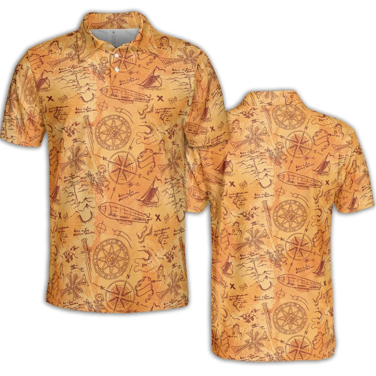 AOP Men/Women Polo Shirt - 5WRUPNR1