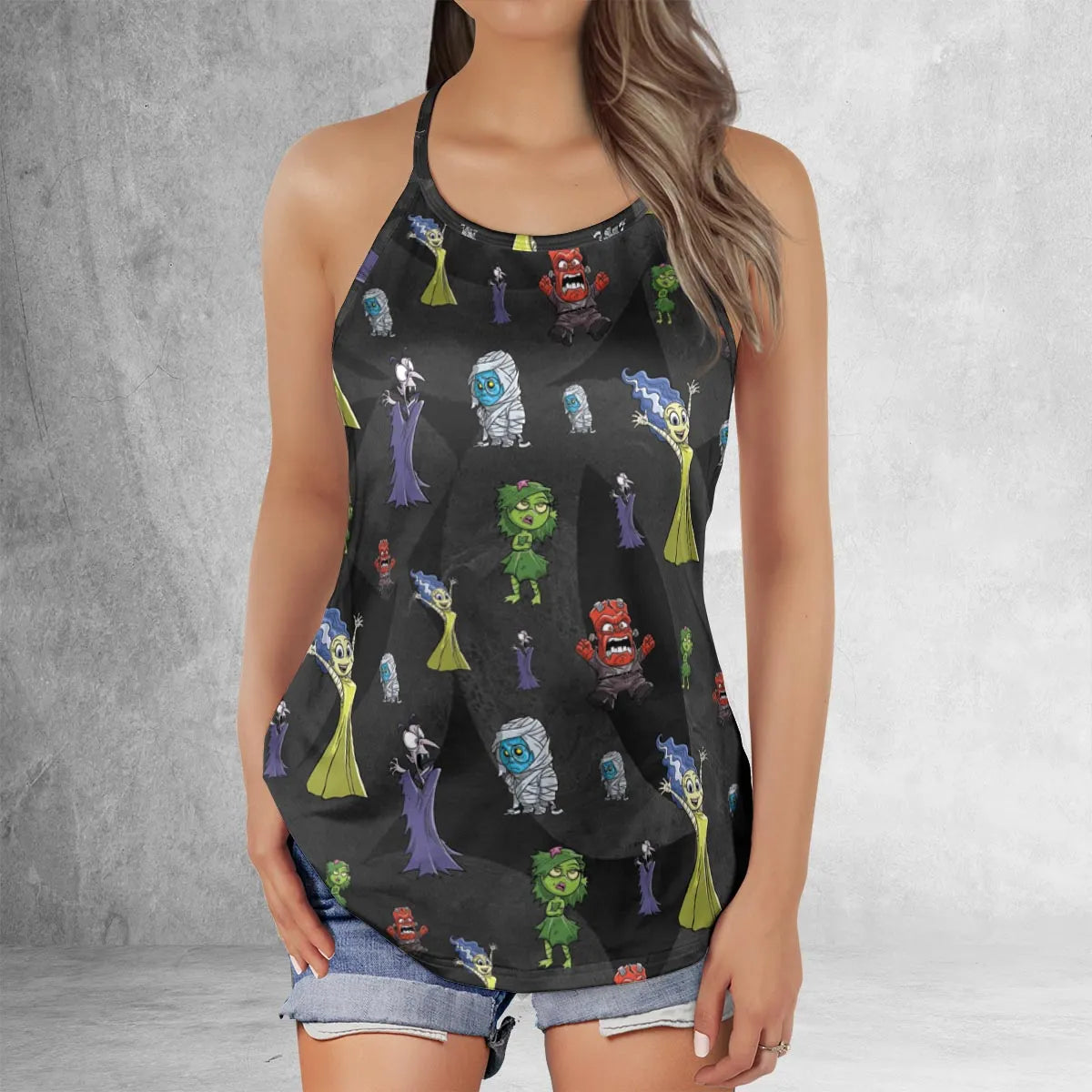 Criss Cross Tank Top - HKCSNWDJ