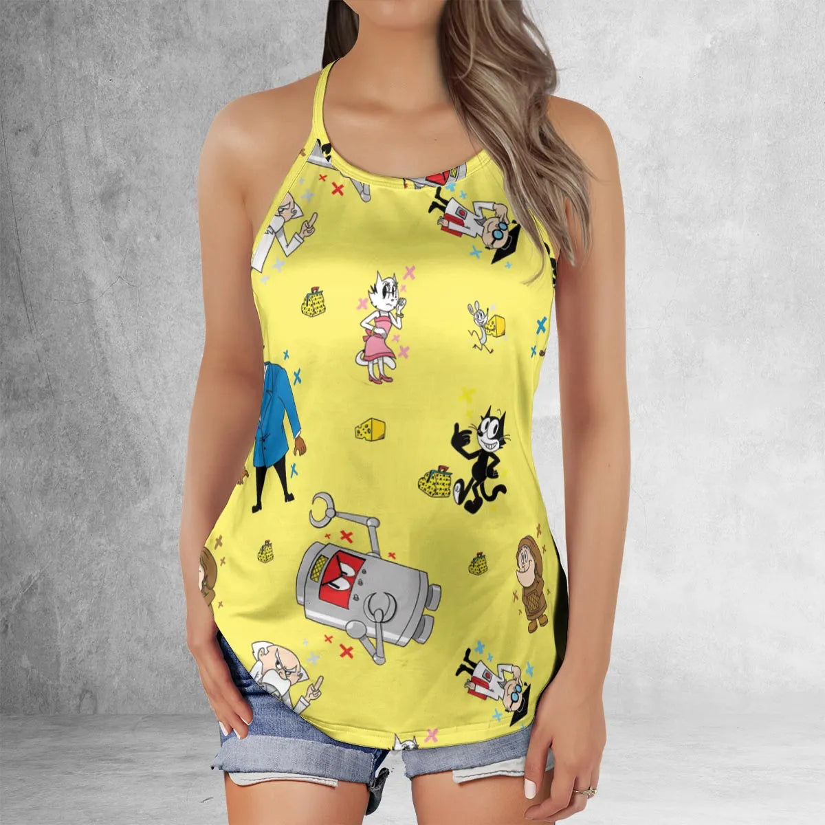 Criss Cross Tank Top - 6VB371LX
