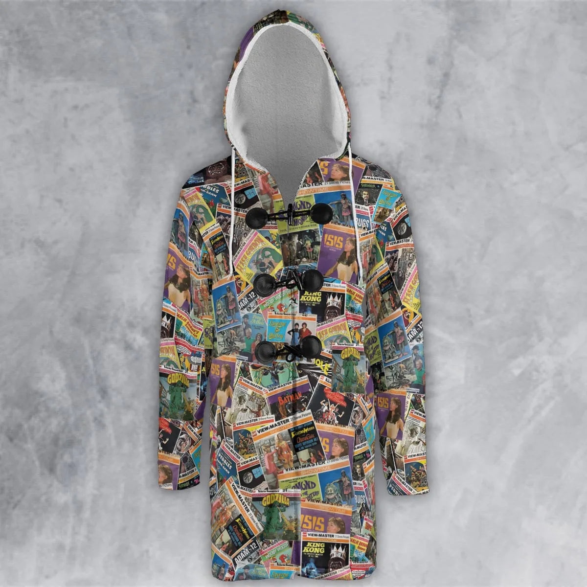 Hooded Cloak Coat - DX7QBD9D