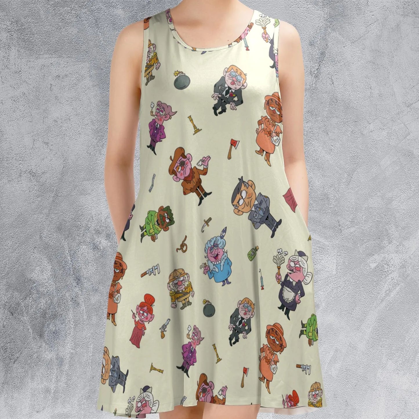 Sleeveless Dress - L8XLW33T