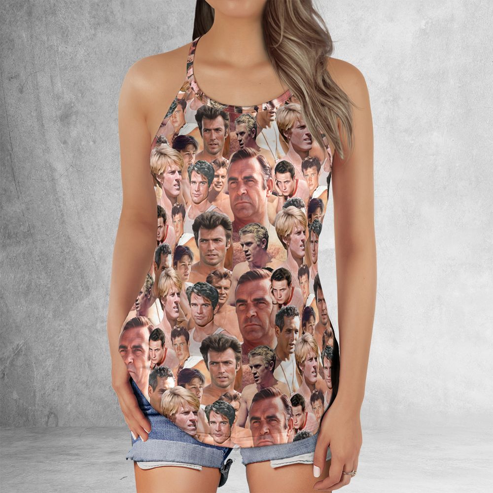 Criss Cross Tank Top - A7S136NS -  - 2