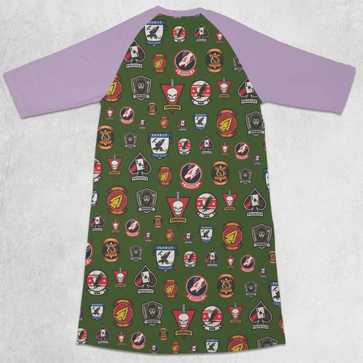 3/4 Sleeve Raglan Dress - TDQY5BYX