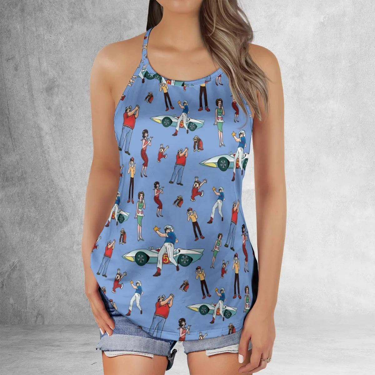 Criss Cross Tank Top - CUQAJ9F6