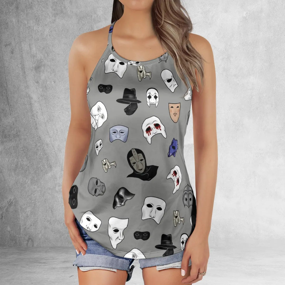 Criss Cross Tank Top - SJYNRJKS