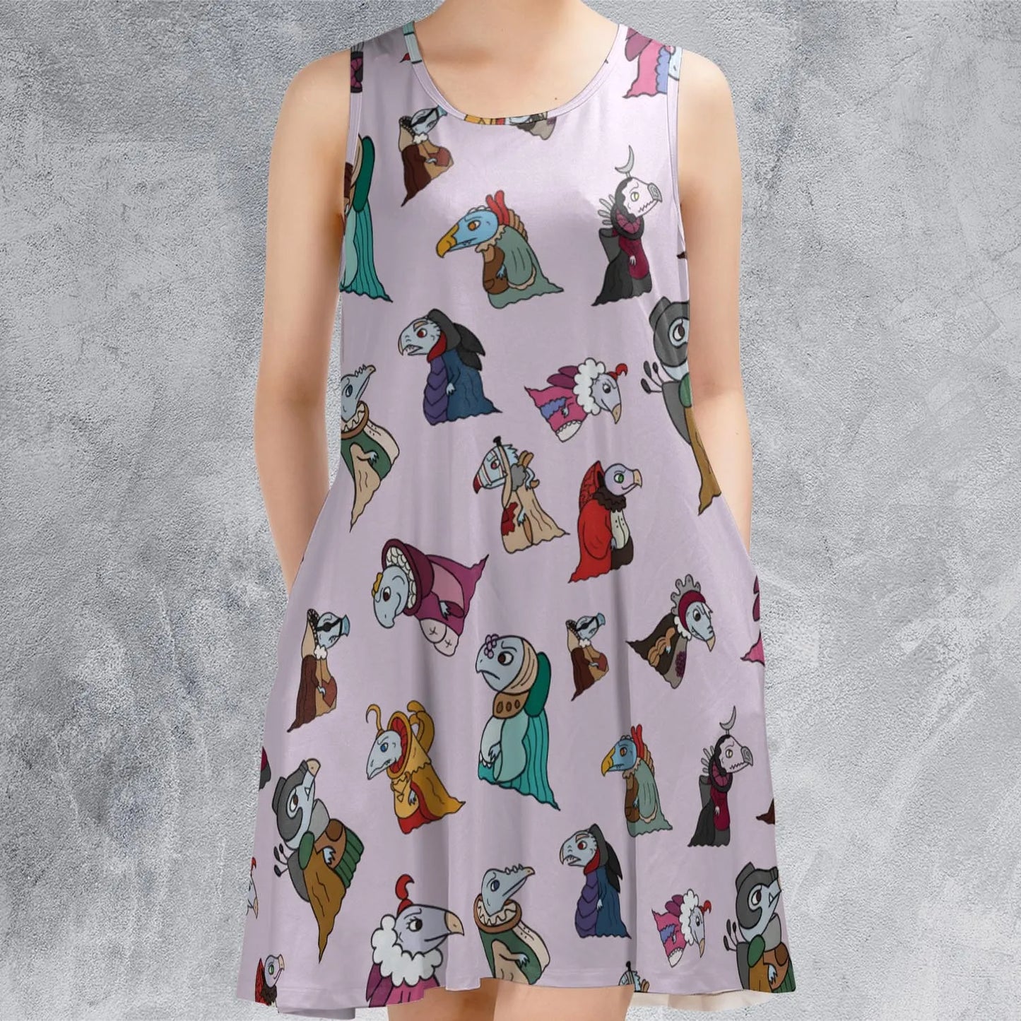 Sleeveless Dress - L9UKX1N4