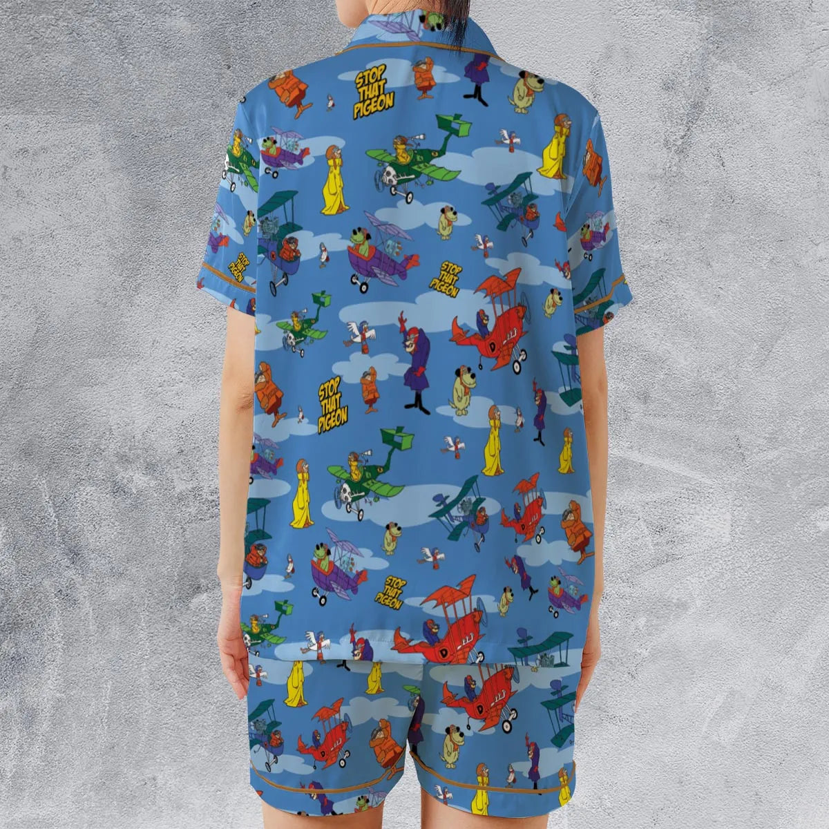Satin Short-Sleeve Pajamas Set - 51ZC4RRM