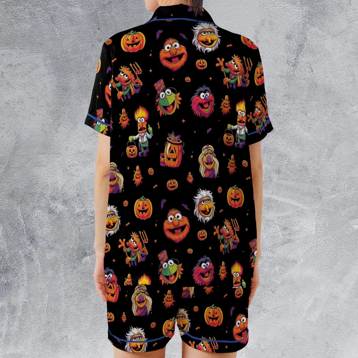 Satin Short-Sleeve Pajamas Set - ARKP54TP